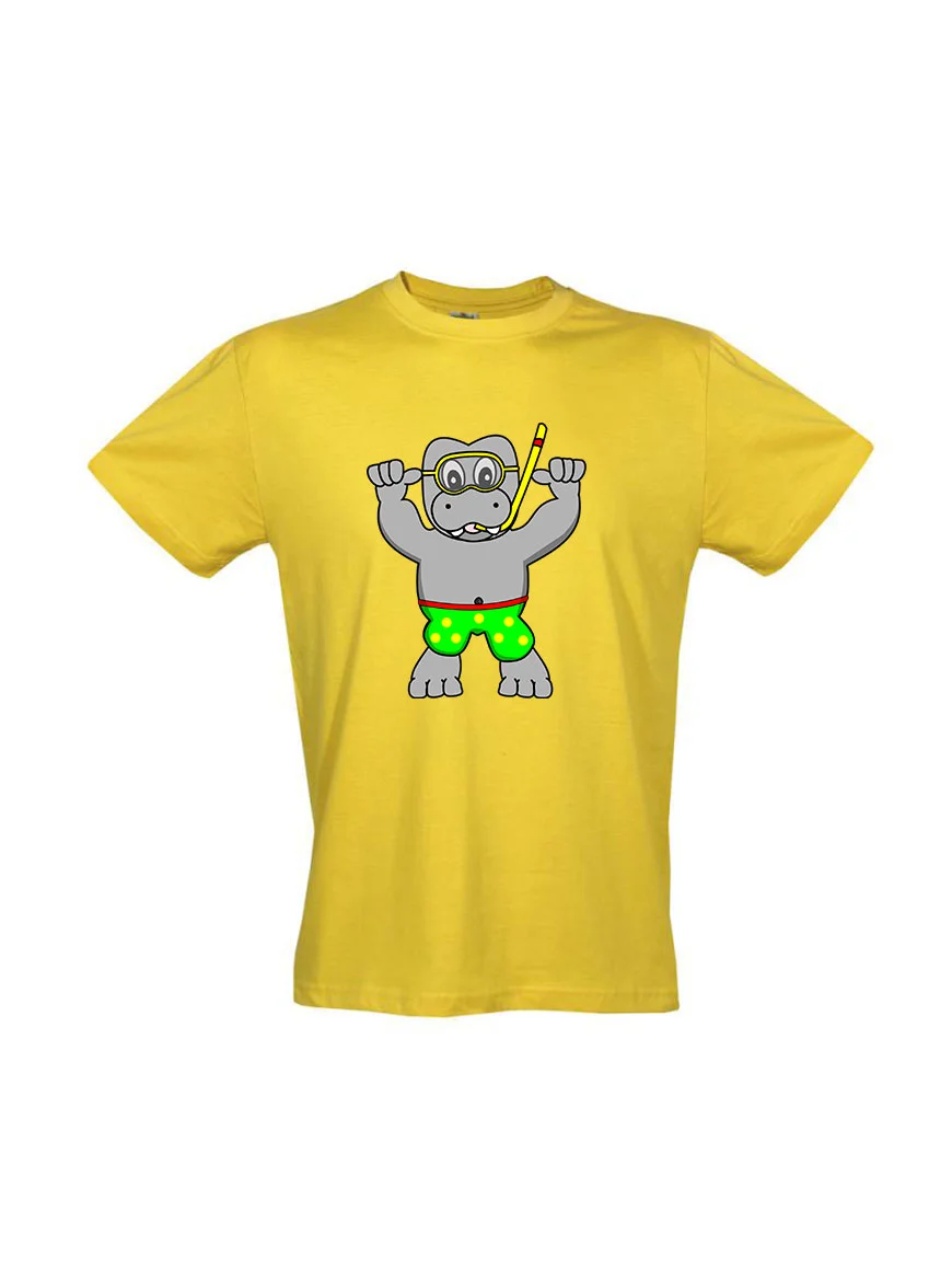 Φωτογραφία προϊόντος: Happy Hippo T-shirt 302 YELLOW