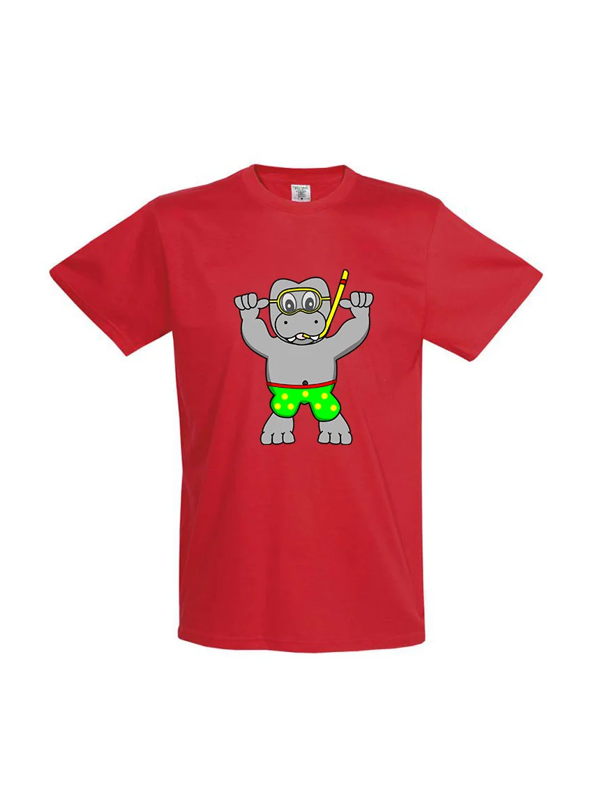 Φωτογραφία προϊόντος: Happy Hippo T-shirt 145 RED
