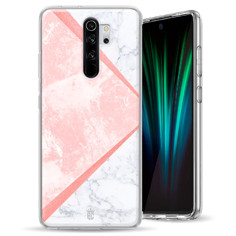 Φωτογραφία προϊόντος: OEM Θήκη Back Cover Xiaomi Redmi Note 8 Pro Marble Pink Glitter A