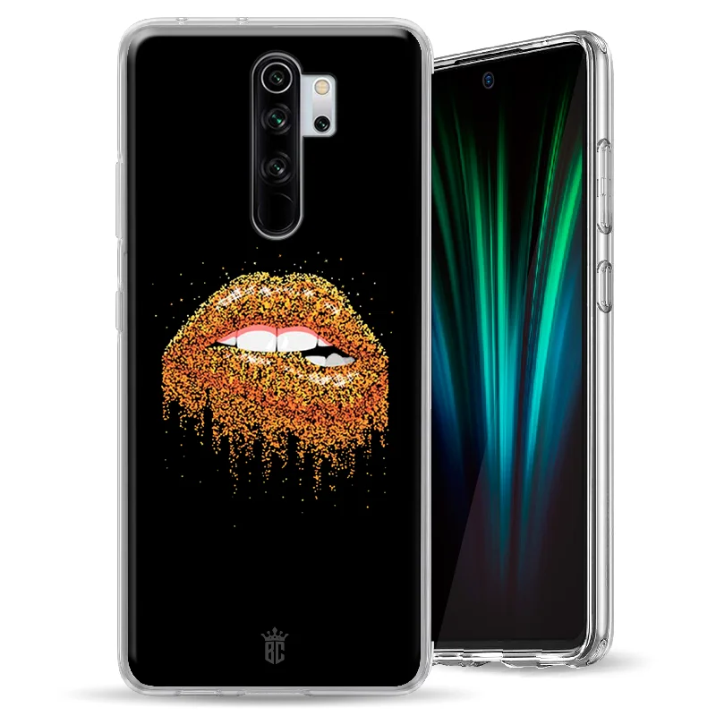 Φωτογραφία προϊόντος: OEM Θήκη Back Cover Xiaomi Redmi Note 8 Pro Lips Golden