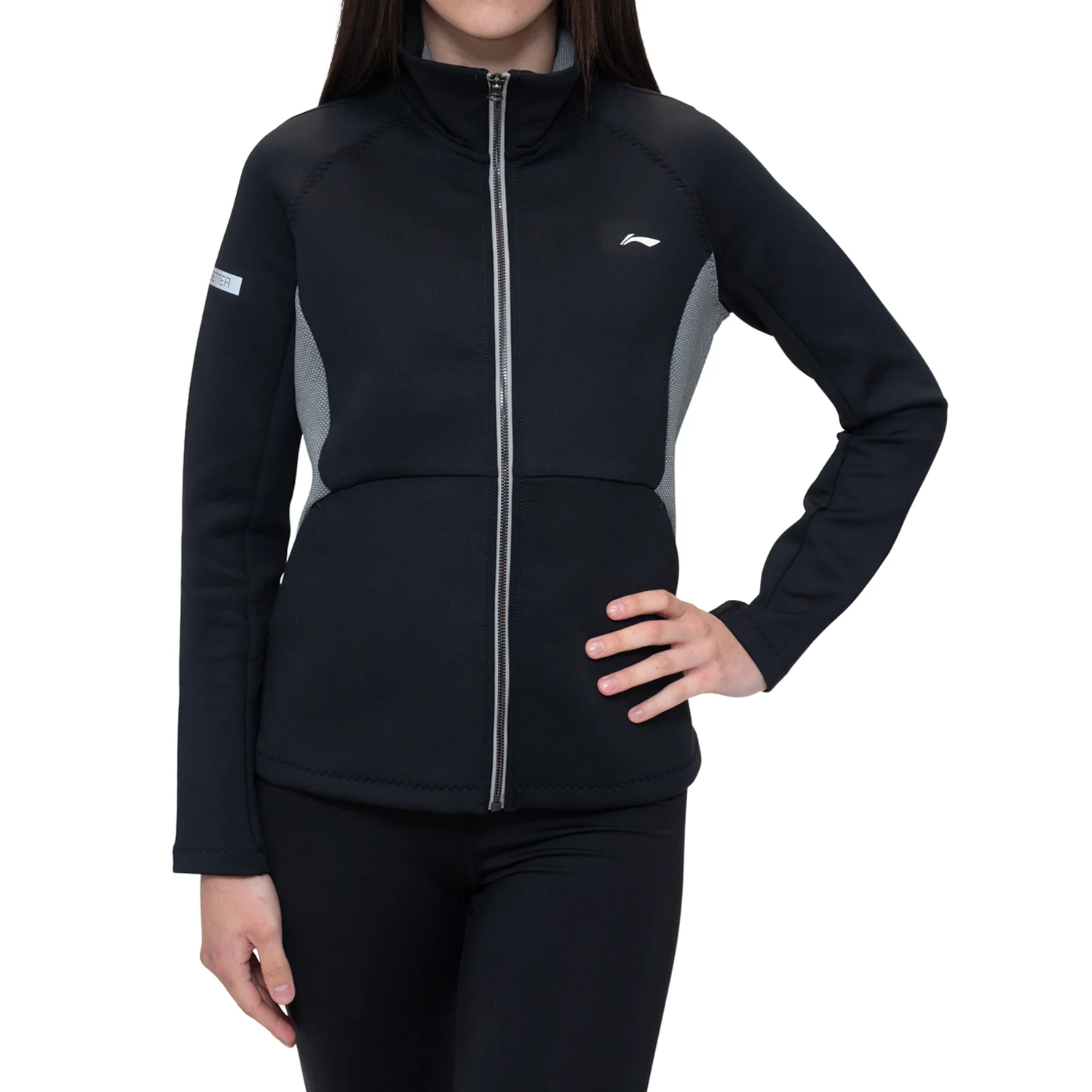 Φωτογραφία προϊόντος: Γυναικείο Φούτερ Li Ning Training Sweaters Zipper - ΜΑΥΡΟ