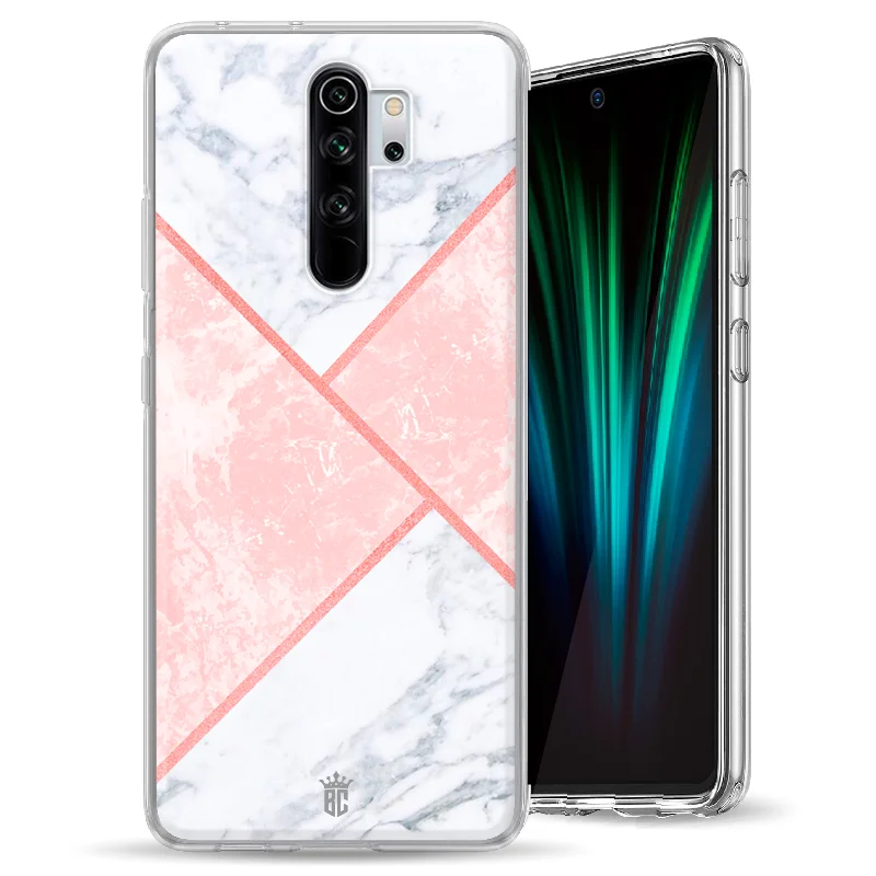 Φωτογραφία προϊόντος: OEM Θήκη Back Cover Xiaomi Redmi Note 8 Pro Marble Pink Glitter B