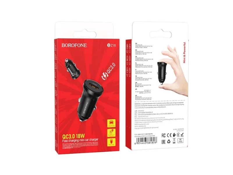 Φωτογραφία προϊόντος: Borofone BZ18 Fast Charger mini