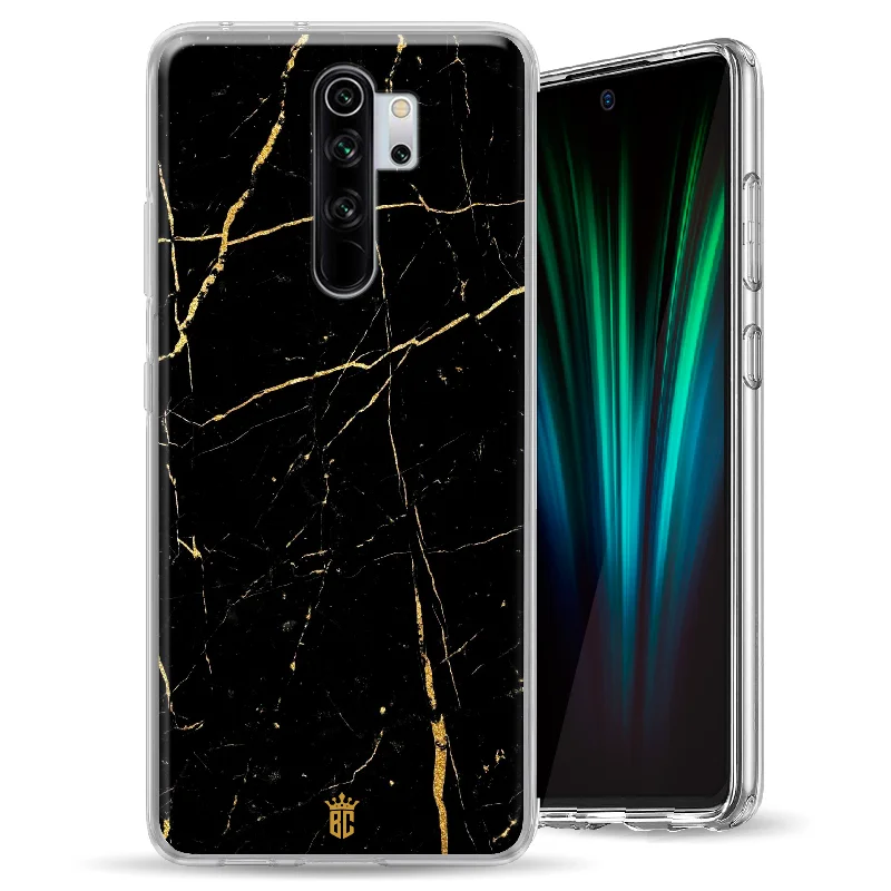 Φωτογραφία προϊόντος: OEM Θήκη Back Cover Xiaomi Redmi Note 8 Pro Marble Black Gold