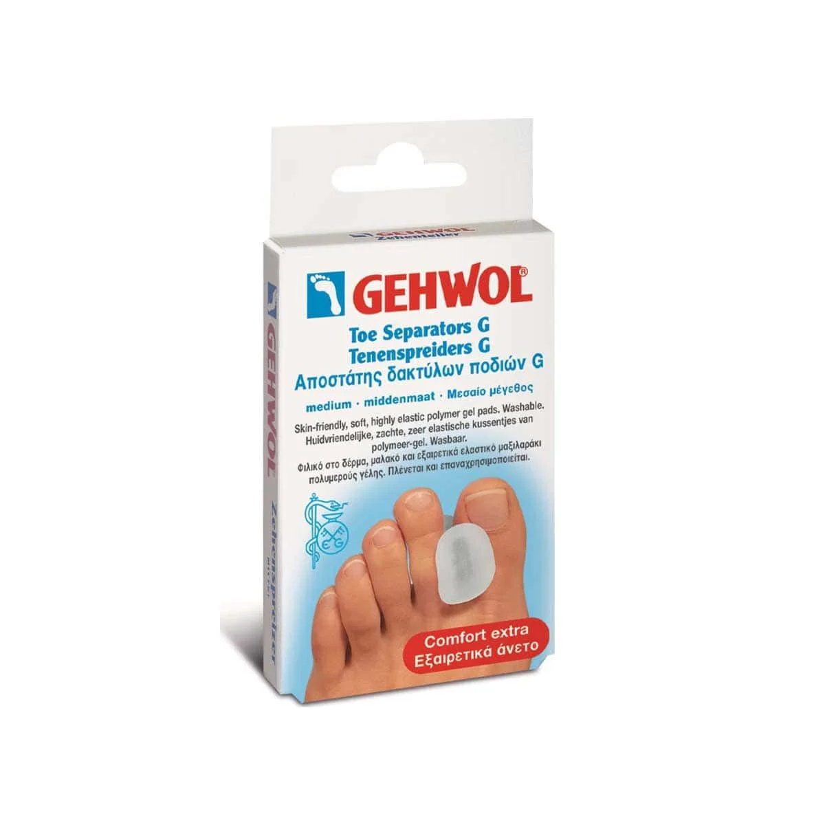 Φωτογραφία προϊόντος: Medipharmacy Gehwol Toe Separator G Medium Αποστάτης Δακτύλων Ποδιού 3 τεμάχια