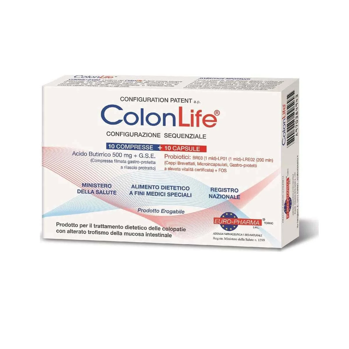 Φωτογραφία προϊόντος: Medipharmacy Bionat Pharm Colon Life για Παθήσεις του Παχέος Εντέρου 10 ταμπλέτες + 10 κάψουλες