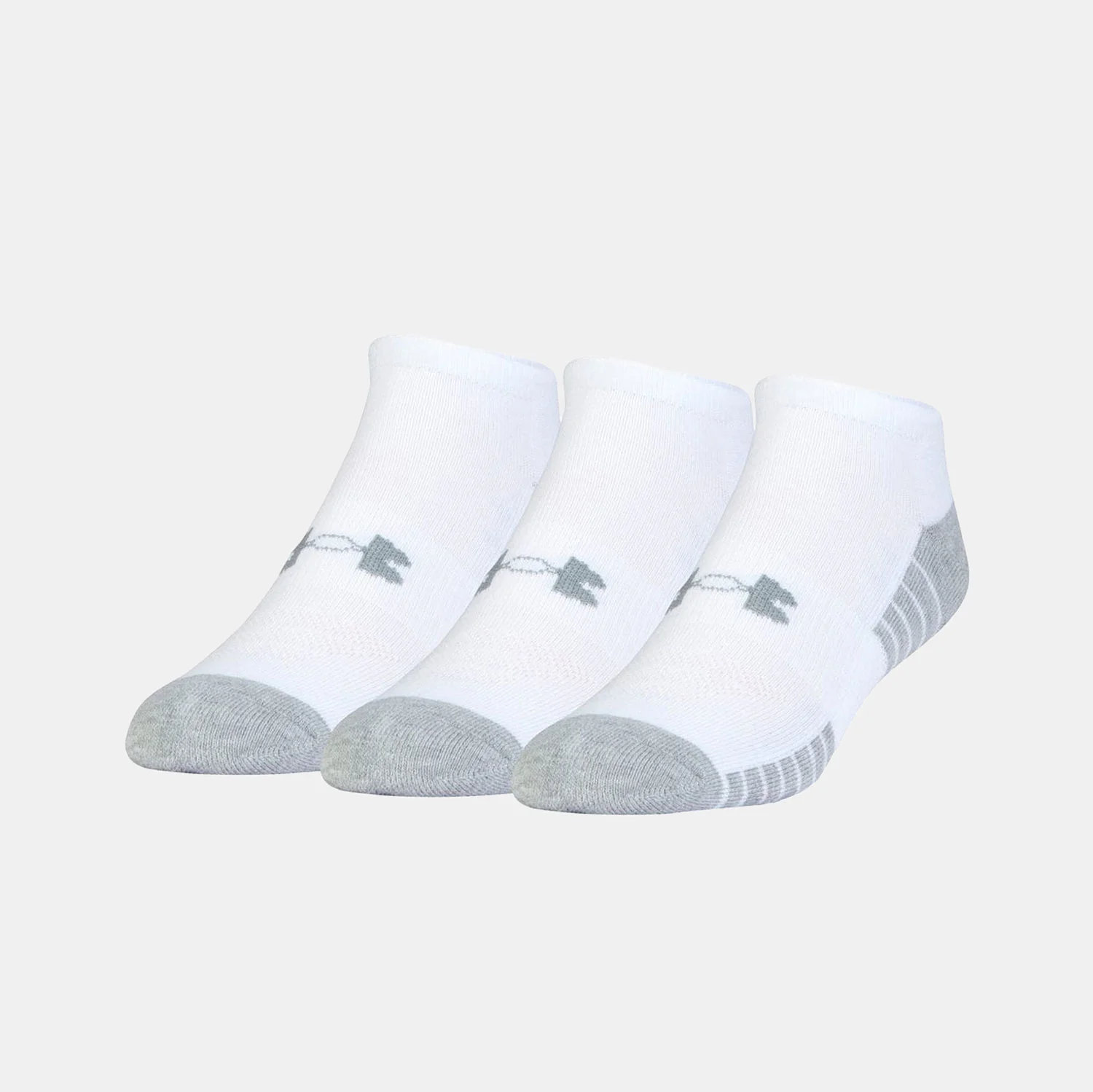 Φωτογραφία προϊόντος: UNDER ARMOUR HEATGEAR NO SHOW SOCKS ΑΣΠΡΟ