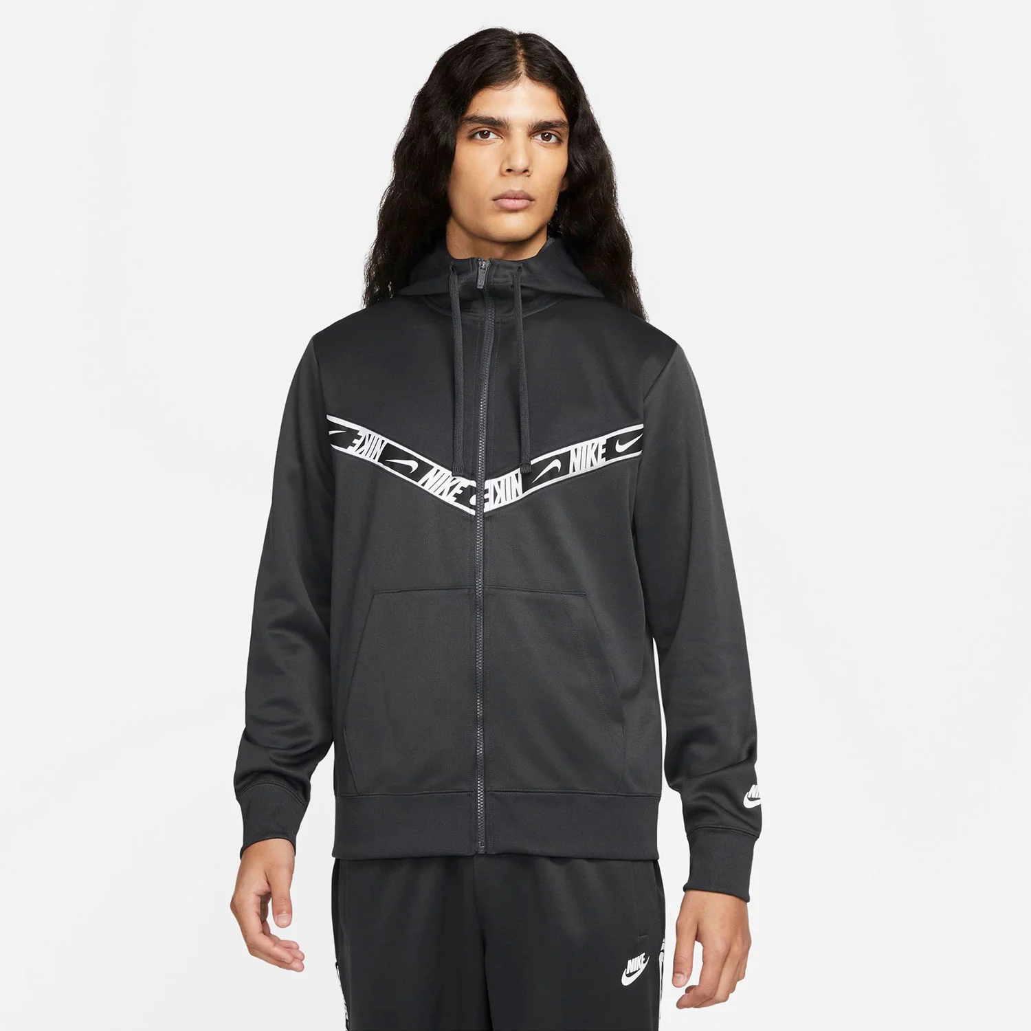 Φωτογραφία προϊόντος: NIKE SPORTSWEAR FULL-ZIP HOODIE ΓΚΡΙ