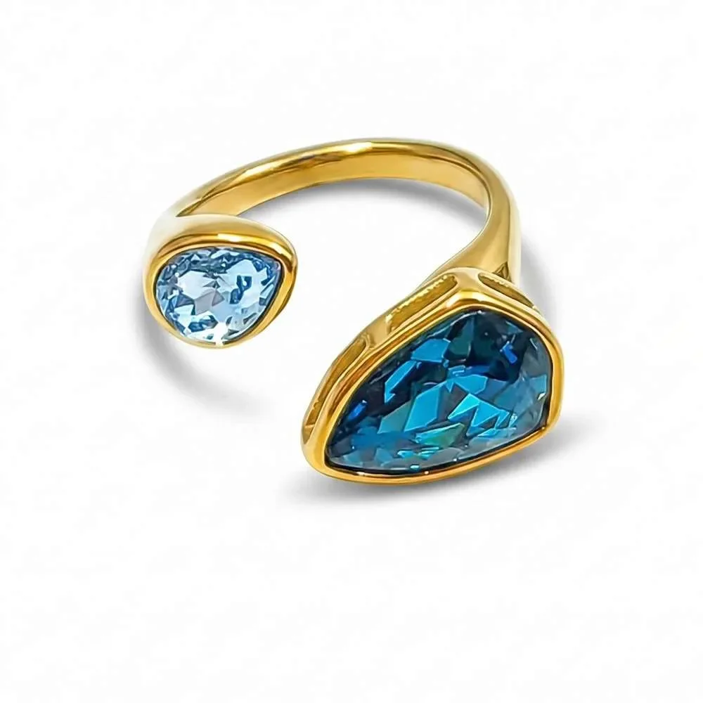Φωτογραφία προϊόντος: OEM Blue gold diamond ring