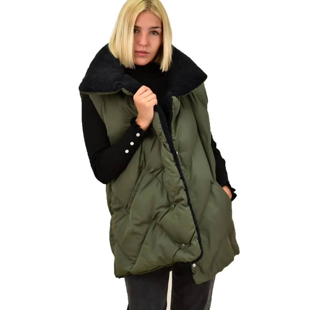 Φωτογραφία προϊόντος: Potre Γιλέκο καπιτονέ oversized / Χακί