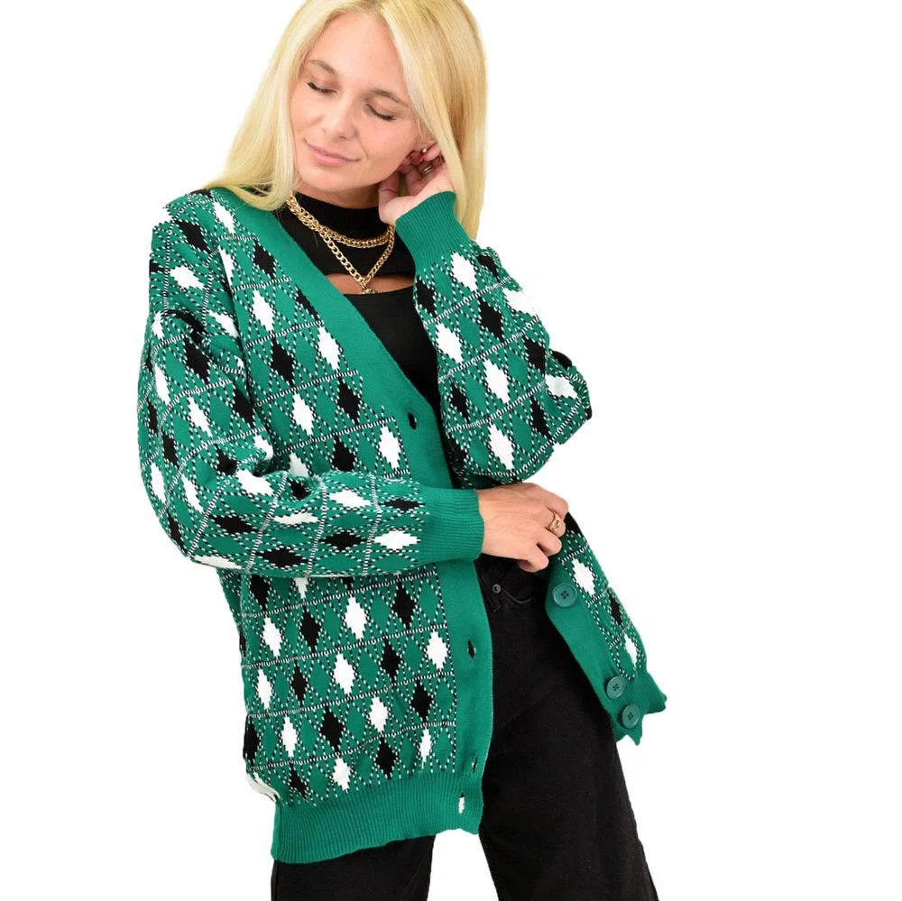 Φωτογραφία προϊόντος: Potre Γυναικεία oversized ζακέτα / Πράσινο