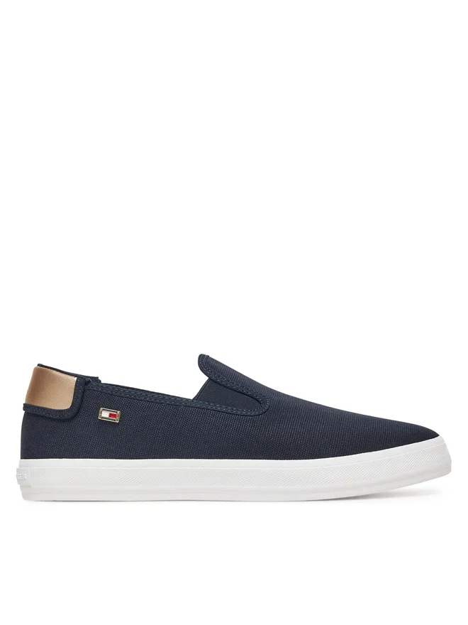 Φωτογραφία προϊόντος: TOMMY HILFIGER ΓΥΝΑΙΚΕΙΑ SLIP ON SNEAKER FW0FW08645, ΜΠΛΕ-NAVY, Γυναίκα