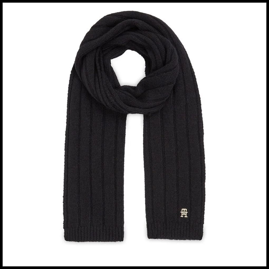 Φωτογραφία προϊόντος: TOMMY HILFIGER TIMELESS SCARF AW0AW15351, ΜΑΥΡΟ, Γυναίκα