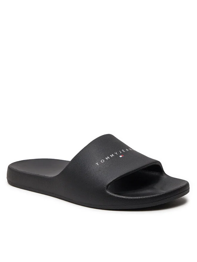 Φωτογραφία προϊόντος: TOMMY HILFIGER ΓΥΝΑΙΚΕΙΟ TJW PRINTED PU POOL EN0EN02693, ΜΑΥΡΟ, Γυναίκα