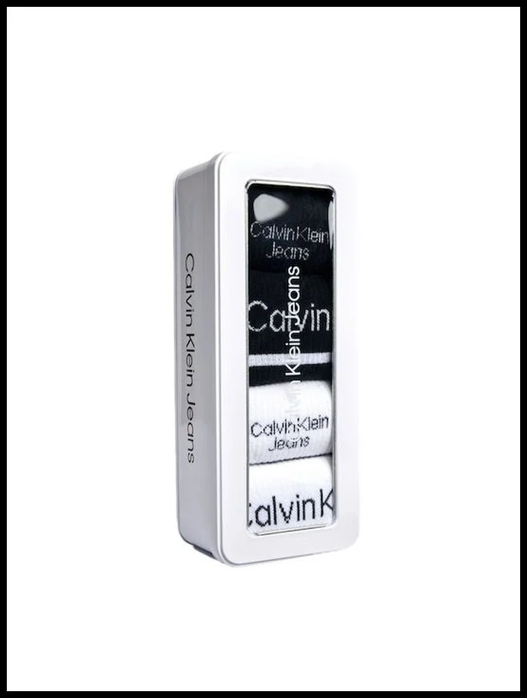 Φωτογραφία προϊόντος: CALVIN KLEIN ΓΥΝΑΙΚΕΙΕΣ CKJ SOCK 4P LOGO STRIPE 701224132, ΜΑΥΡΟ, Γυναίκα