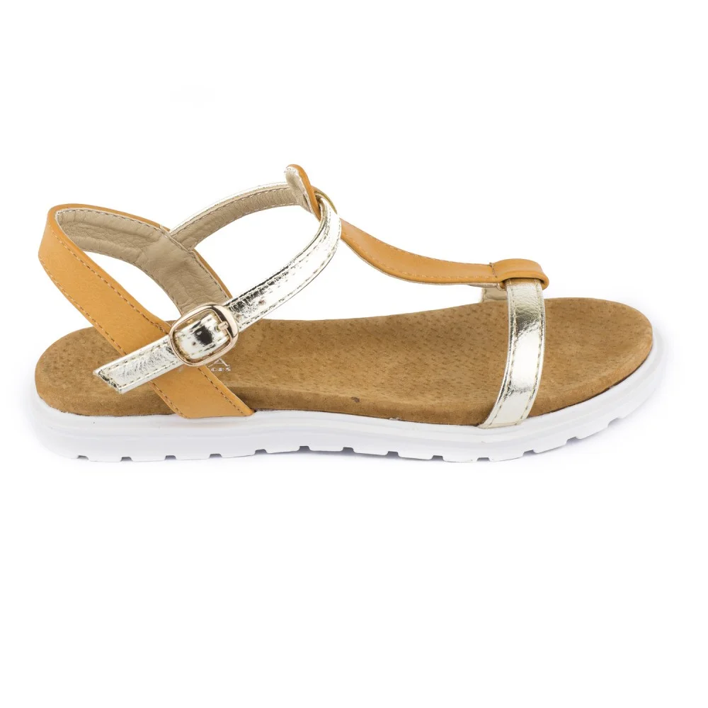 Φωτογραφία προϊόντος: Δερμάτινο πέδιλο ALEGRIA SHOES 6868-2 καφέ
