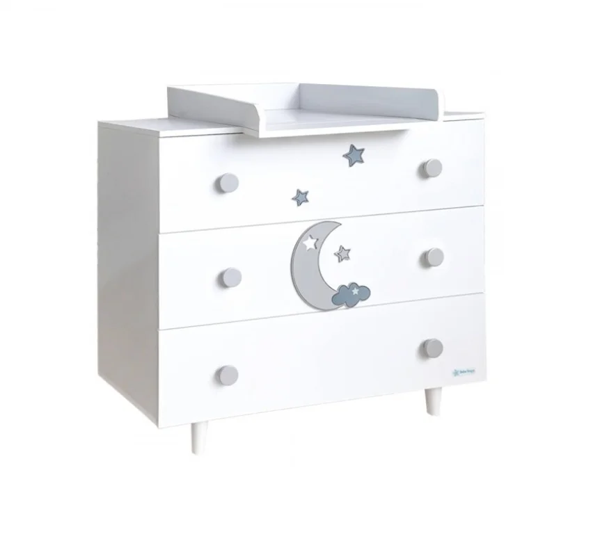 Φωτογραφία προϊόντος: Συρταριέρα Bebe Stars Azure White 450-12