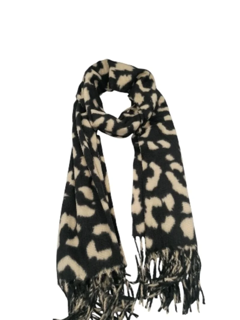 Φωτογραφία προϊόντος: OEM Χειμερινή Εσάρπα Animal Leopard Print L12-000BLC