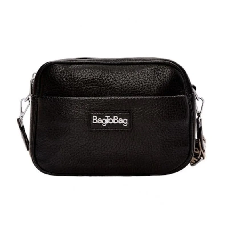 Φωτογραφία προϊόντος: Bag to Bag Τσάντα Χιαστί με Aztec Ιμάντα BagtoBag WH8008 - Black