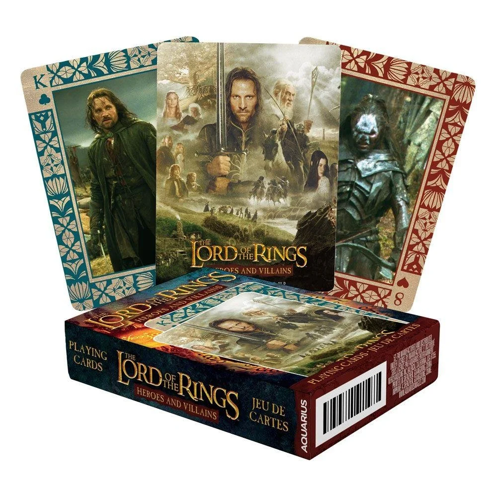 Φωτογραφία προϊόντος: Aquarius Τράπουλα LORD OF THE RING - Heroes + Villains - Playing Cards