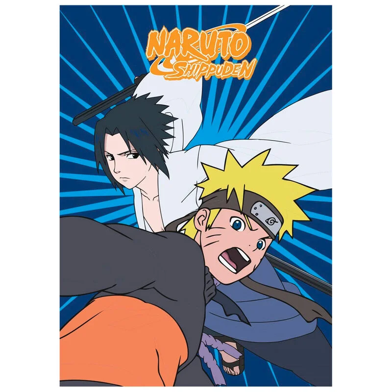 Φωτογραφία προϊόντος: Aymax ΚΟΥΒΕΡΤΑΚΙ FLEECE Naruto Shippuden Naruto and Sasuke polar blanket 100χ140cm-AYM-015NRT-PF