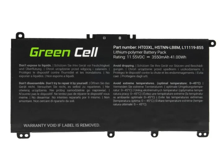 Φωτογραφία προϊόντος: GreenCell Battery HT03XL L11119-855 for HP 250 G7 250 G8 255 G7 255 G8