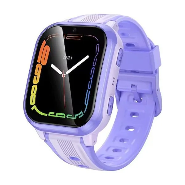 Φωτογραφία προϊόντος: OEM Παιδικό Smartwatch 4G Hoco με GPS, Κάμερα, SIM και Λειτουργία SOS Mώβ
