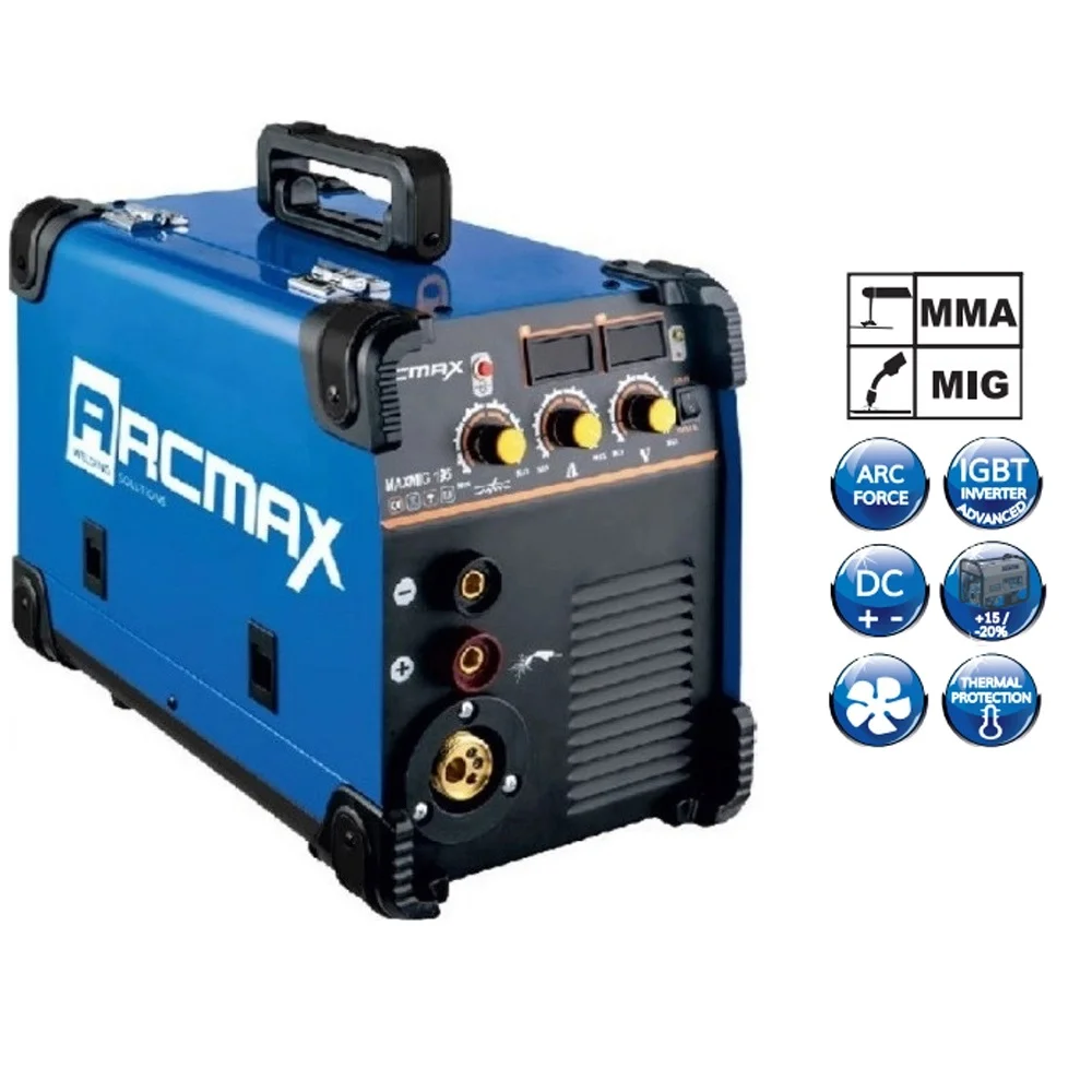 Φωτογραφία προϊόντος: Arcmax Ηλεκτροκόλληση Inverter 195 (max) MIG / MAXMIG195
