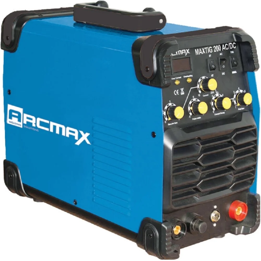 Φωτογραφία προϊόντος: Arcmax Ηλεκτροκόλληση Inverter 200 (max) TIG-Ηλεκτροδίου (MMA) / MAXTIG200AC/DC