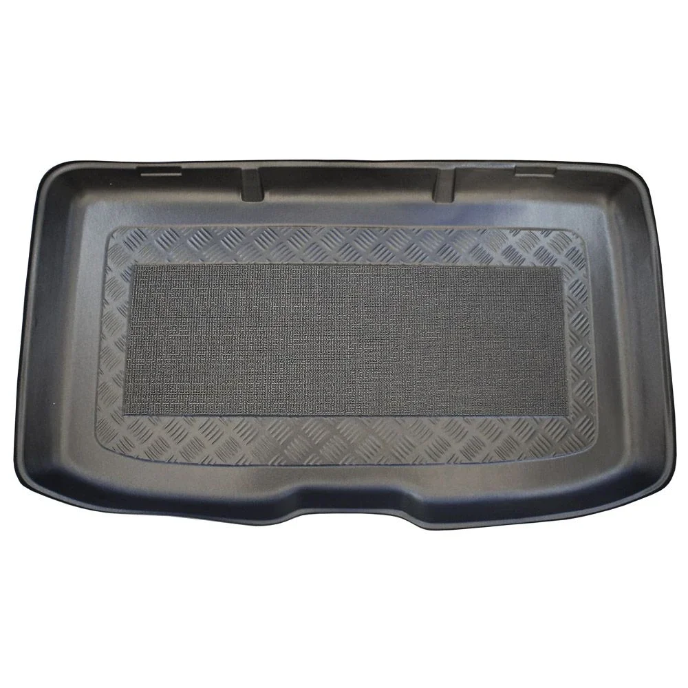 Φωτογραφία προϊόντος: Nissan Micra K13 5D 2010-2013 πατάκι πορτ μπαγκάζ πλαστικό μαύρο σκαφάκι Aristar - 1τμχ