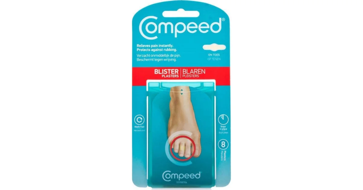Φωτογραφία προϊόντος: Johnson & Johnson Compeed Επιθέματα Για Φουσκάλες Με Gel Στα Δάχτυλα Των Ποδιών 8τμχ