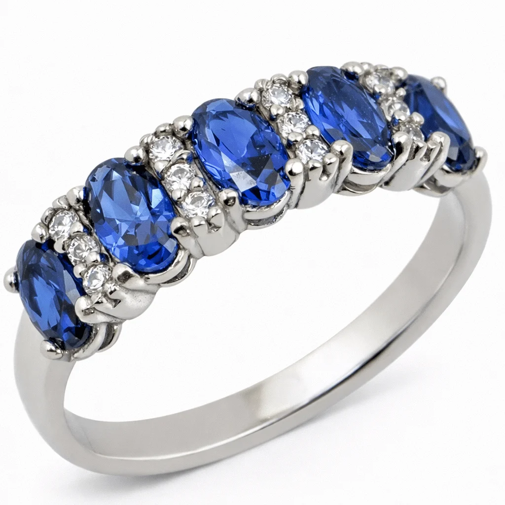 Φωτογραφία προϊόντος: fenixjewelry Λευκοχρυσο Δαχτυλίδι 14κ Μπλε Ζιργκον 3079k