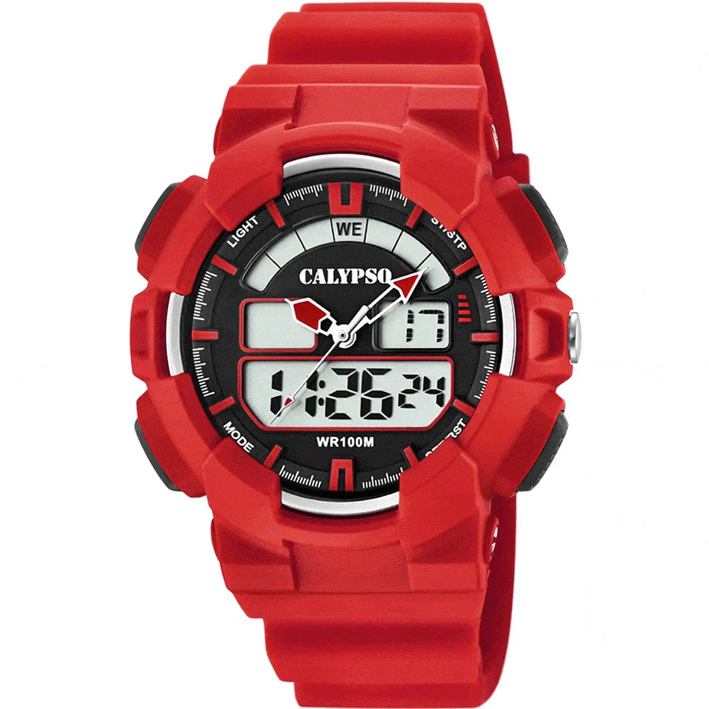 Φωτογραφία προϊόντος: CALYPSO Anadigi Red Rubber Strap 5772-2