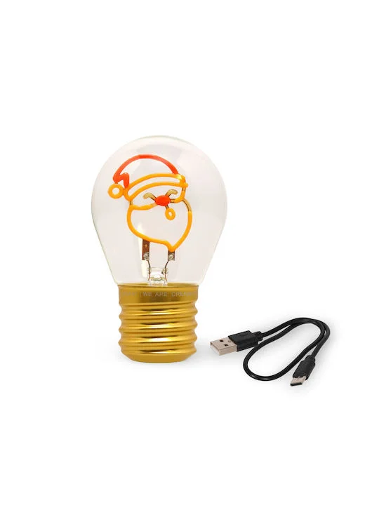 Φωτογραφία προϊόντος: LEGAMI LEGΑΜΙ LIGHT-BULB SHAPED TABLE LAMP - BULB FICTION - SANTA CLAUS