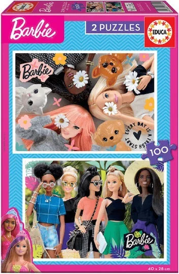 Φωτογραφία προϊόντος: Remoundo ΠΑΖΛ 2X100 BARBIE