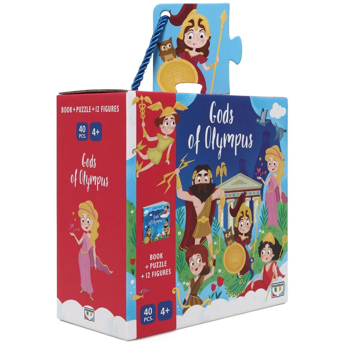 Φωτογραφία προϊόντος: ΨΥΧΟΓΙΟΣ GODS OF OLYMPUS - BOOK AND 40 PCS. PUZZLE WITH STANDING PIECES