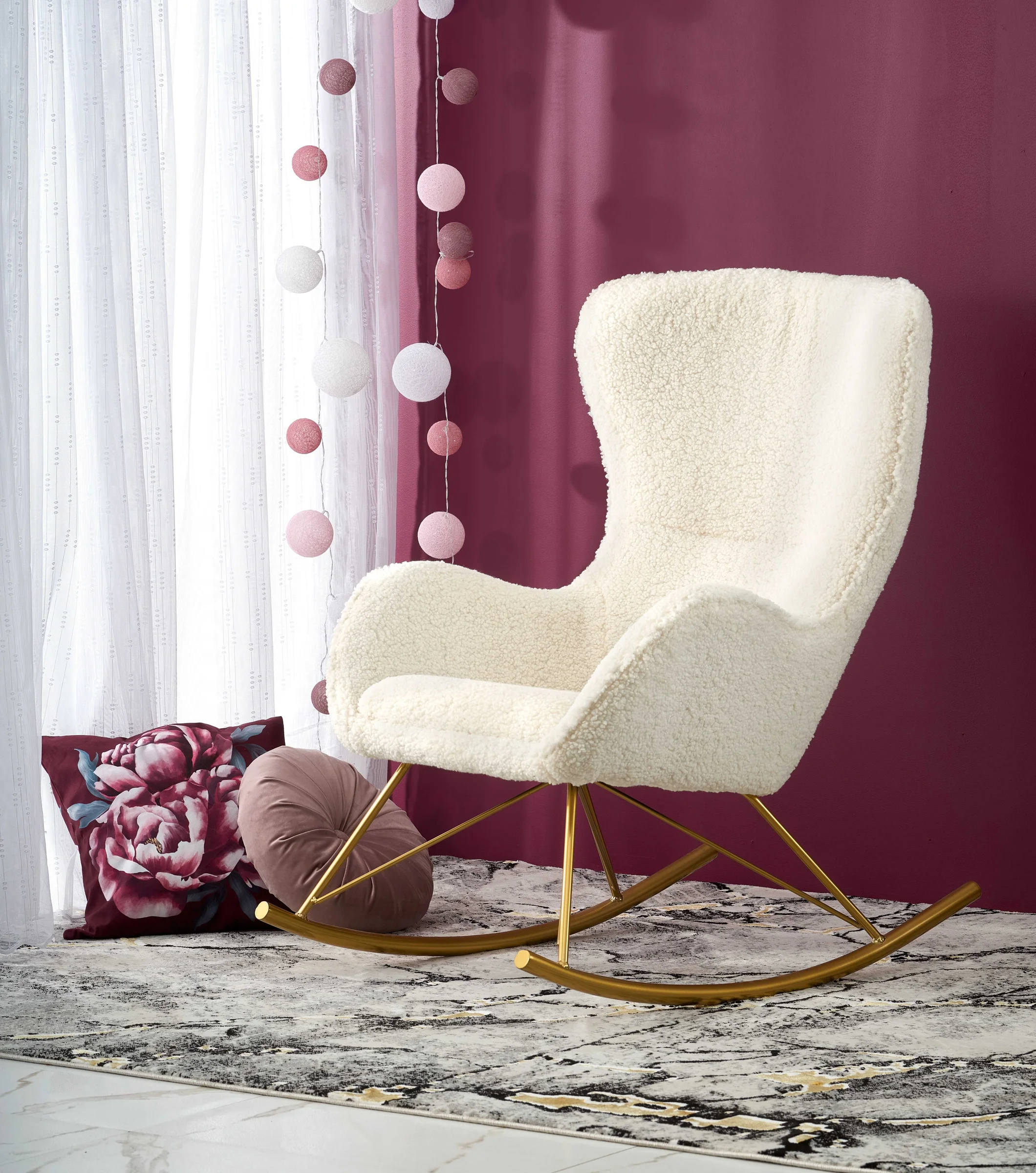 Φωτογραφία προϊόντος: LIBERTO leisure armchair cream / gold DIOMMI V-CH-LIBERTO-FOT-KREMOWY