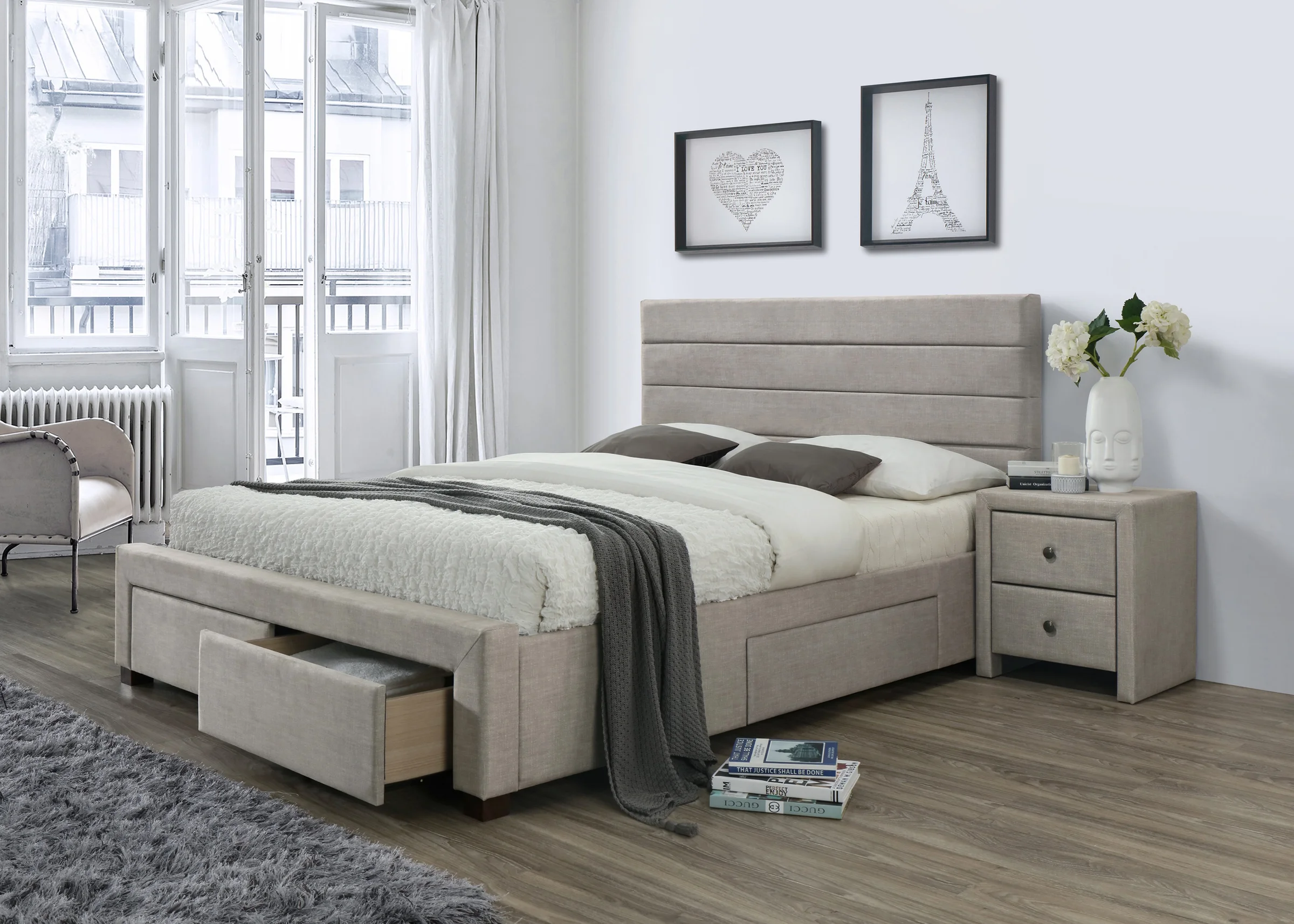 Φωτογραφία προϊόντος: KAYLEON bed with drawers DIOMMI V-CH-KAYLEON-LOZ