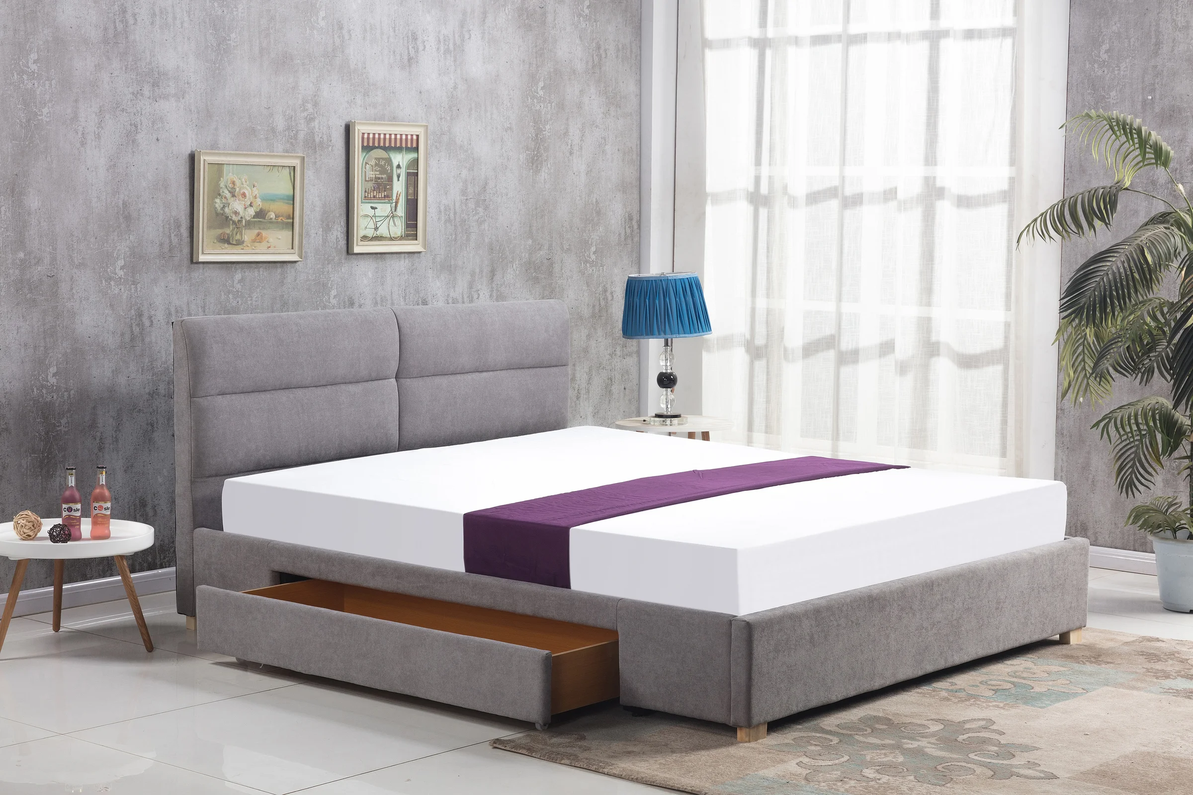 Φωτογραφία προϊόντος: MERIDA bed, color: light grey DIOMMI V-CH-MERIDA-LOZ-J.POPIEL