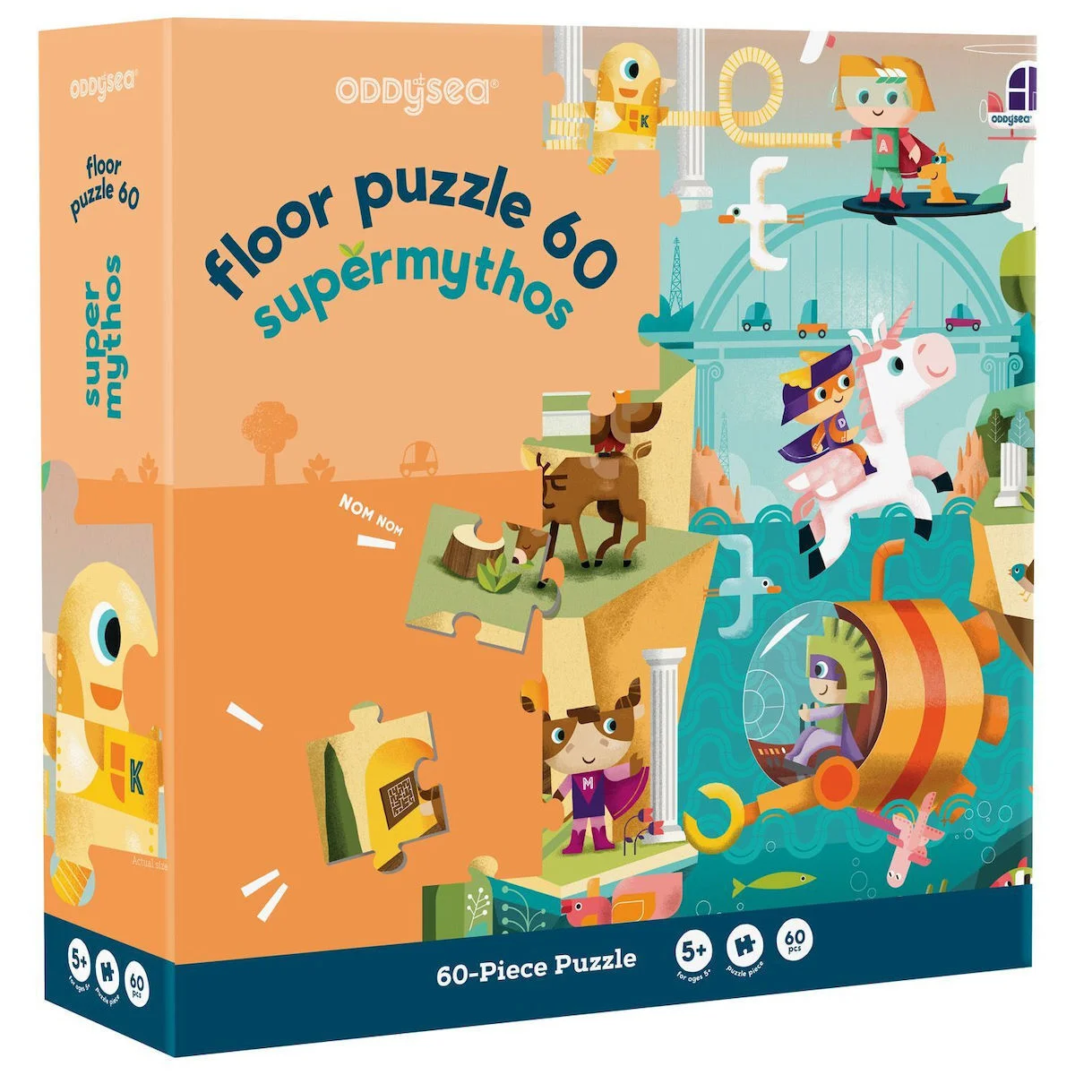 Φωτογραφία προϊόντος: ΠΑΙΔΙΚΟ PUZZLE SUPERMYTHOS ΓΙΑ 5+ ΕΤΩΝ 60PCS ODDY AT SEA