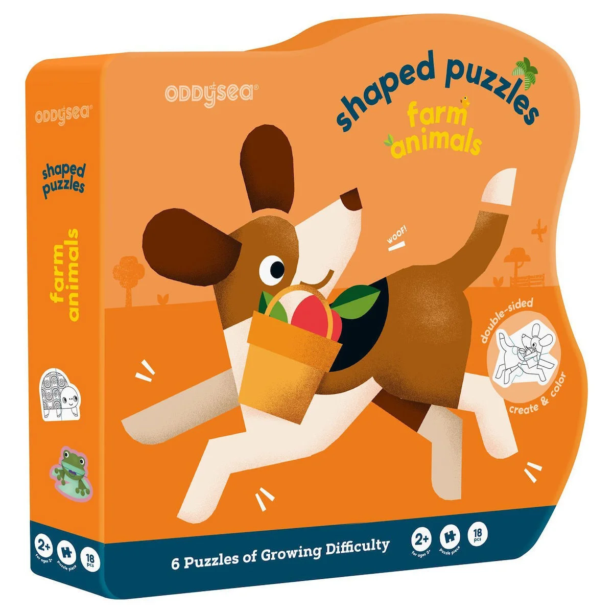 Φωτογραφία προϊόντος: ΠΑΙΔΙΚΟ PUZZLE ΖΩΑ ΤΗΣ ΦΑΡΜΑΣ ΓΙΑ 2+ ΕΤΩΝ 18PCS ODDY AT SEA