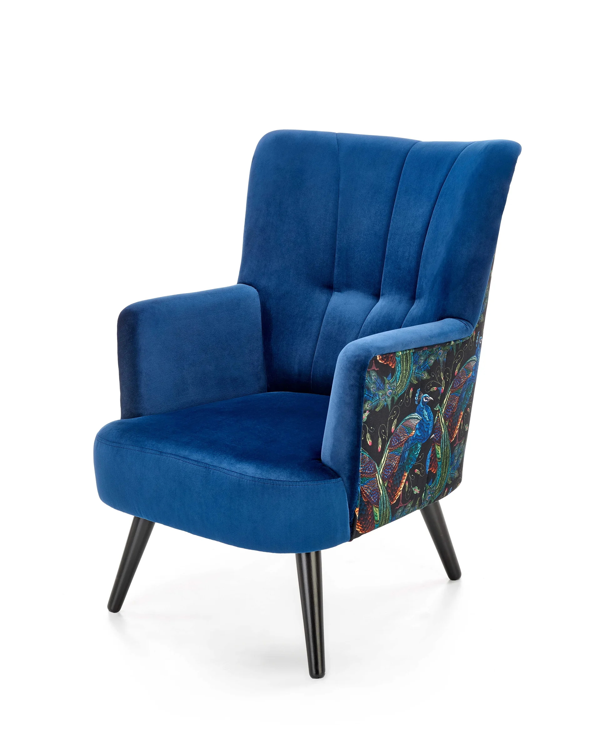 Φωτογραφία προϊόντος: PAGONI chair color: dark blue / black DIOMMI V-PL-PAGONI-FOT-GRANATOWY