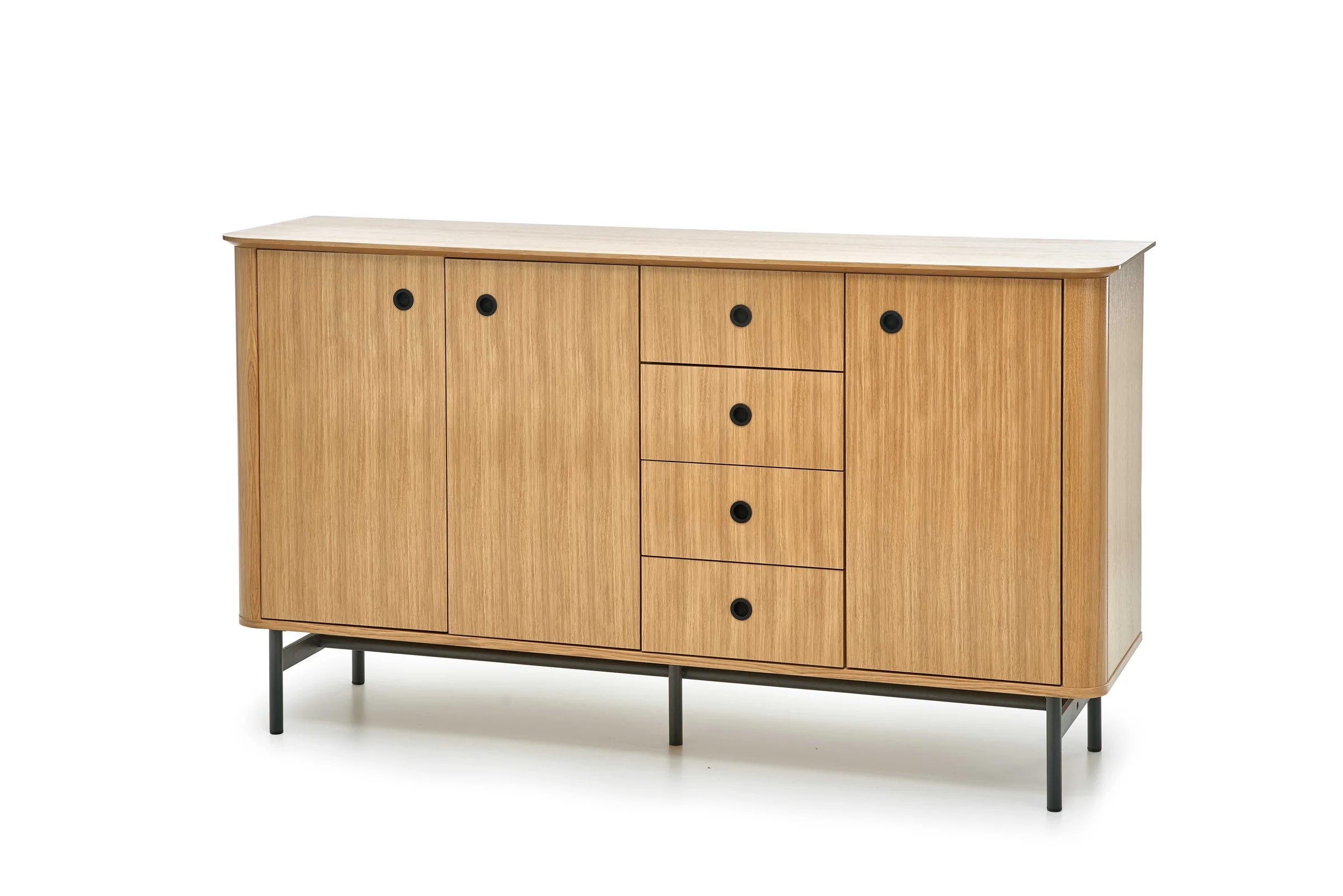 Φωτογραφία προϊόντος: SMART KM-1 chest color: natural oak/black DIOMMI V-PL-SMART-KM-1