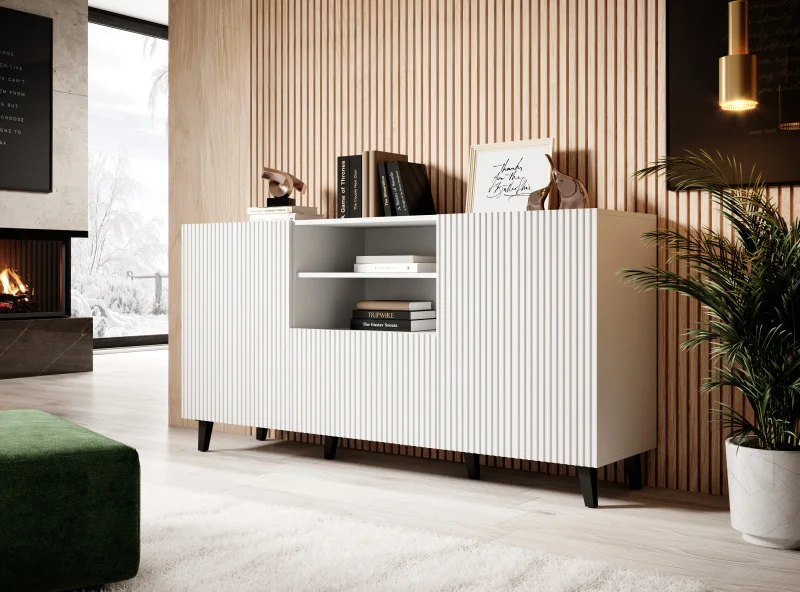 Φωτογραφία προϊόντος: PAFOS chest of drawers 150 2D1S DIOMMI CAMA-PAFOS-KOM-150-BI/BI