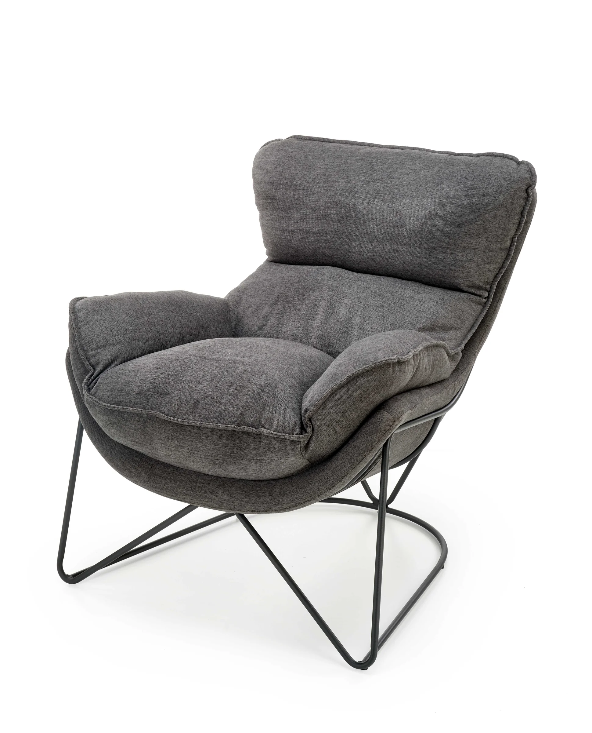 Φωτογραφία προϊόντος: VOLKER leisure armchair dark grey/ black DIOMMI V-CH-VOLKER-FOT