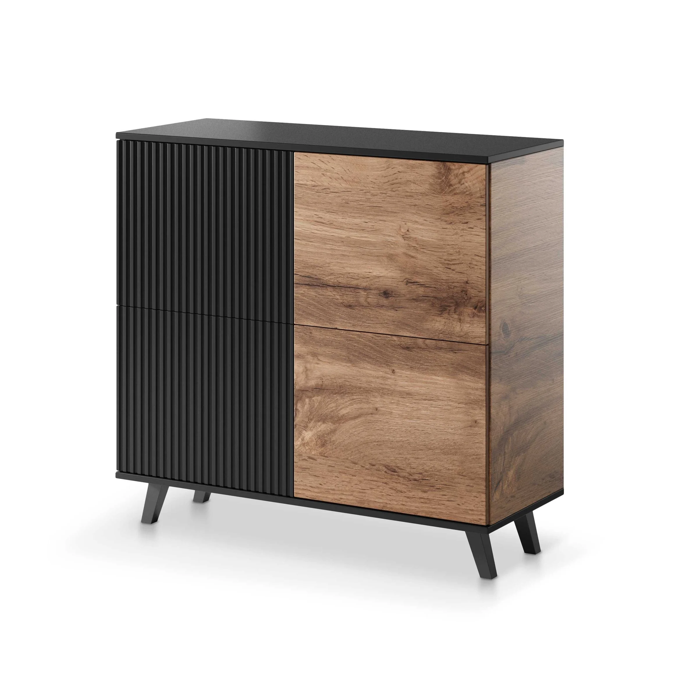 Φωτογραφία προϊόντος: RANDOM KM-2 chest, color: wotan oak/black DIOMMI V-PL-RANDOM-KM-2