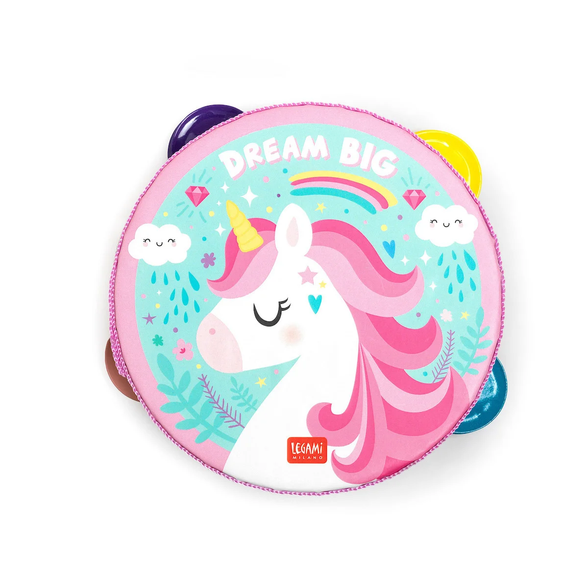 Φωτογραφία προϊόντος: LEGAMI ΝΤΕΦΙ SHAKE IT UP - TAMBOURINE - UNICORN