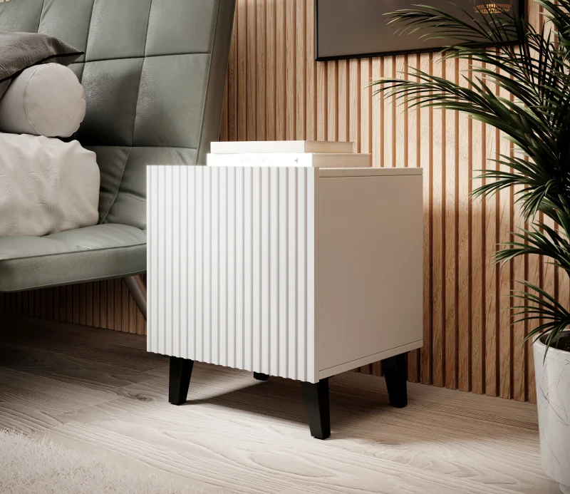 Φωτογραφία προϊόντος: PAFOS night stand white/white DIOMMI CAMA-PAFOS-SZAFKI-NOCNE-BI/BI