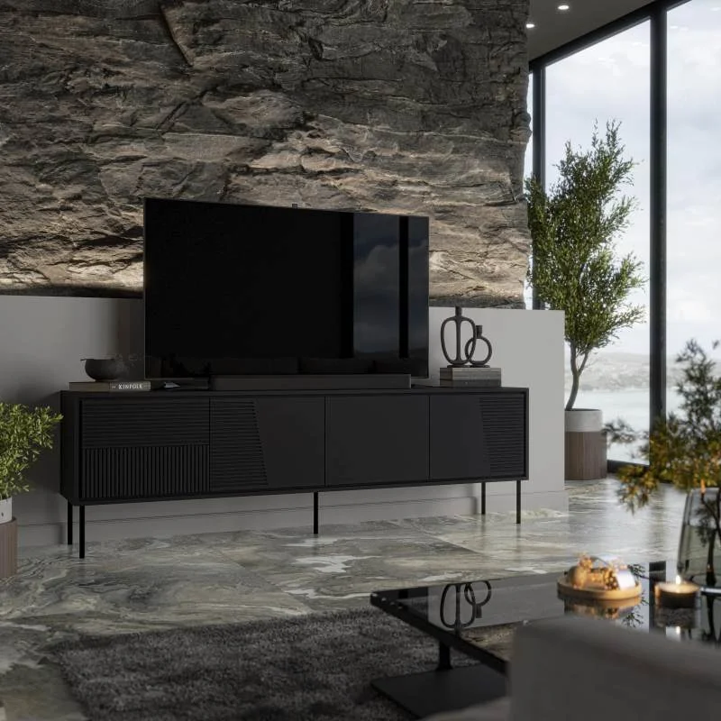 Φωτογραφία προϊόντος: DIOMMI ABI TV stand mat black/ mat black