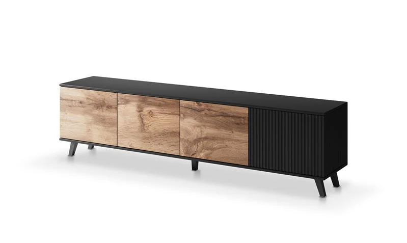 Φωτογραφία προϊόντος: RANDOM RTV-3 TV-stand, color: wotan oak/black DIOMMI V-PL-RANDOM-RTV-3